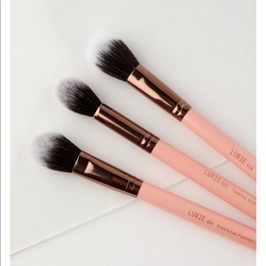 Luxie 3 Piece Classic Face Makeup Brush Set